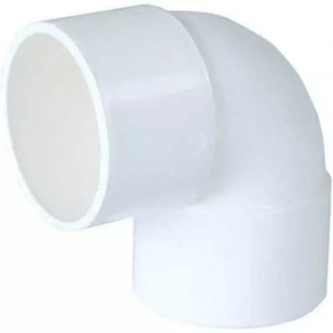 WASTE 32MM 90° BEND - FLOWS10 WHITE