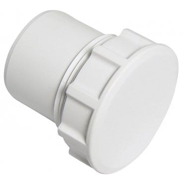 WASTE 32MM ACCESS PLUG - FLOWS30 WHITE