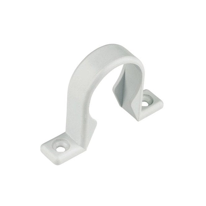 WASTE 32MM PIPE CLIP - FLOWS34 WHITE