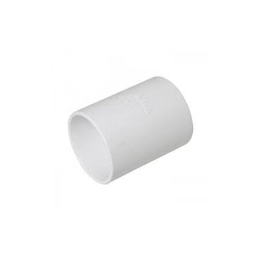 WASTE 32MM STRAIGHT COUPLING - FLOWS07 WHITE