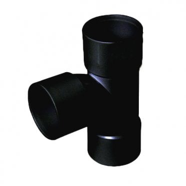 WASTE 32MM TEE JUNCTION - FLOWS22 BLACK