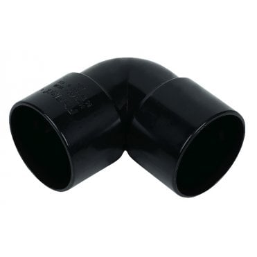 WASTE 40MM 90* BEND - FLOWS11 BLACK