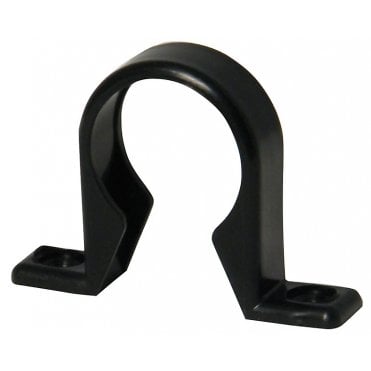 WASTE 40MM PIPE CLIP - FLOWS35 BLACK