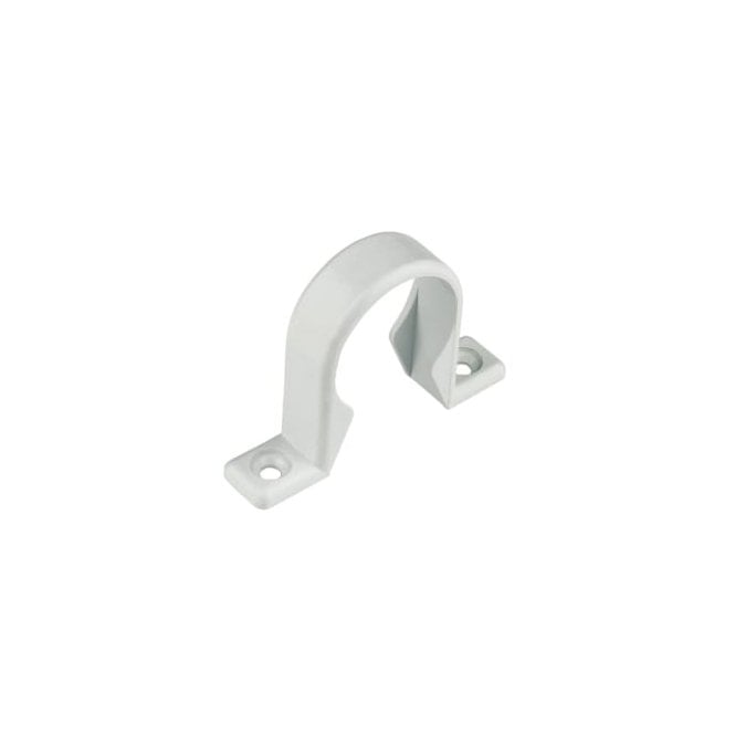 WASTE 40MM PIPE CLIP - FLOWS35 WHITE