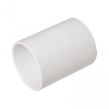 WASTE 40MM STRAIGHT COUPLING - FLOWS08 WHITE
