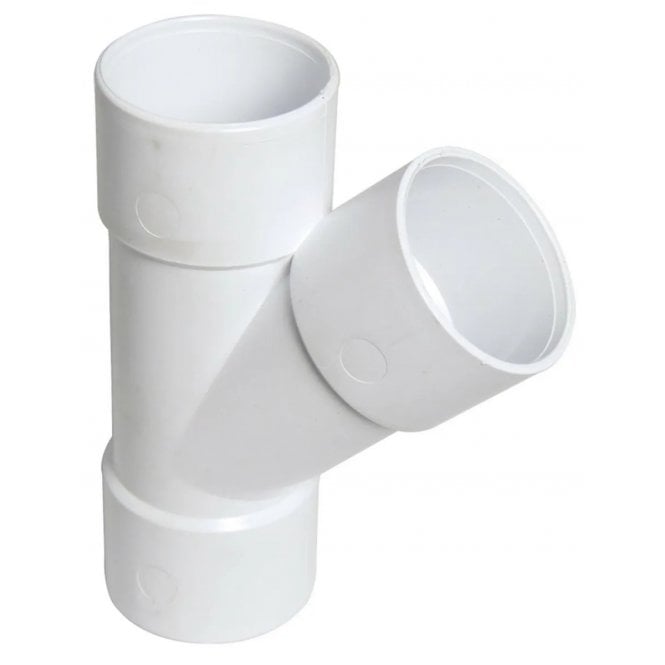 WASTE 40MM Y JUNCTION - FLOWS43 WHITE